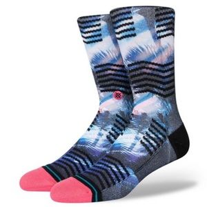Stance X Wade Men's Palm Chevron
Crew Casual Socks - L